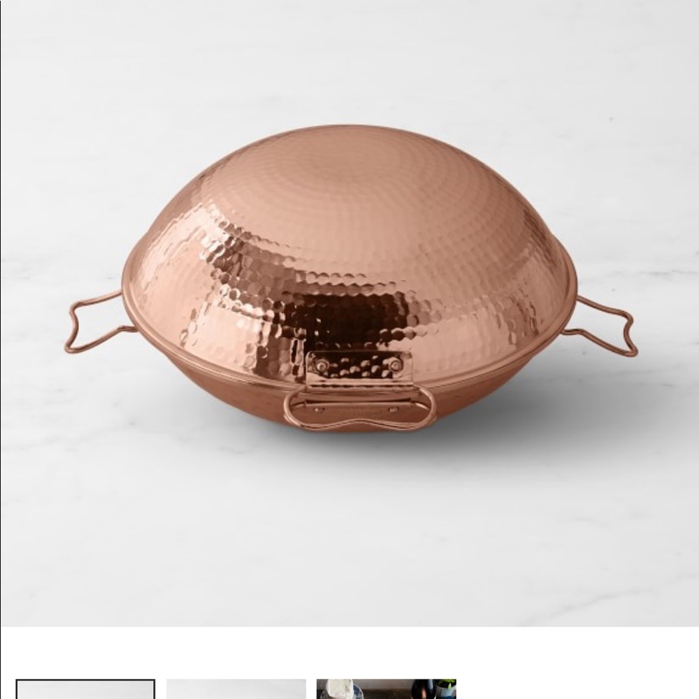Authentic Portuguese copper cataplana
